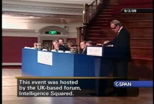 Pat Buchanan leads off for the Affirmative (C-Span)