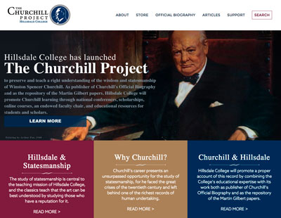 Hillsdale College's Churchill Project