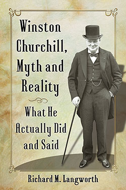 Winston Churchill, Myth and Reality (book cover)