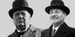 Churchill and Clement Attlee