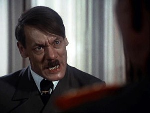 Gunter Meisner plays a very realistic Hitler.