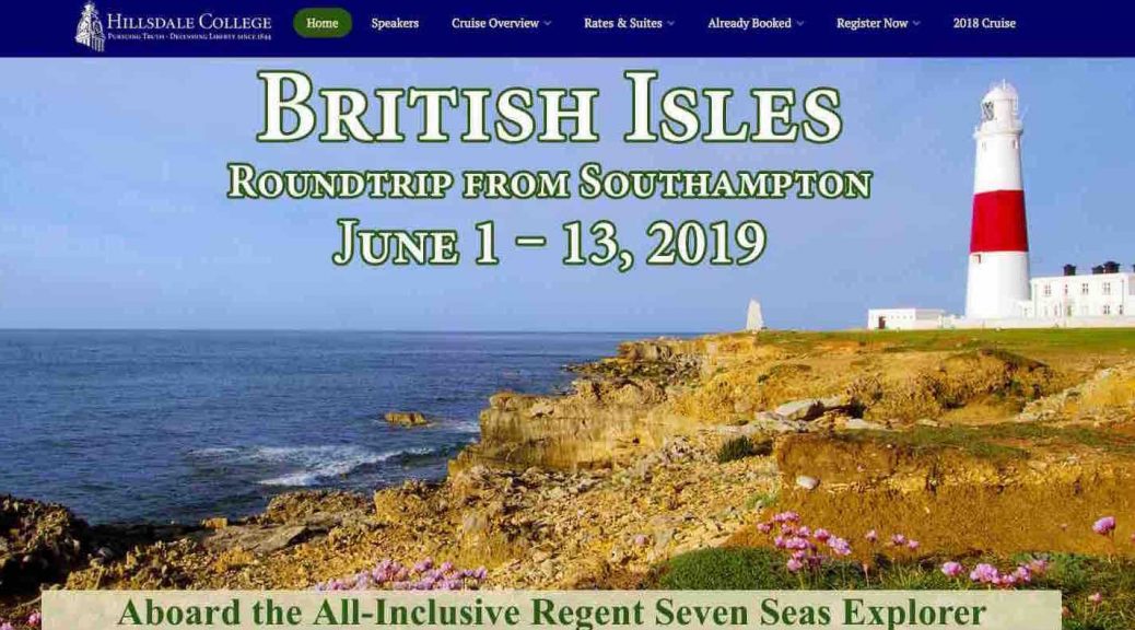 Cruise around Britain with Hillsdale College, 113 June 2019